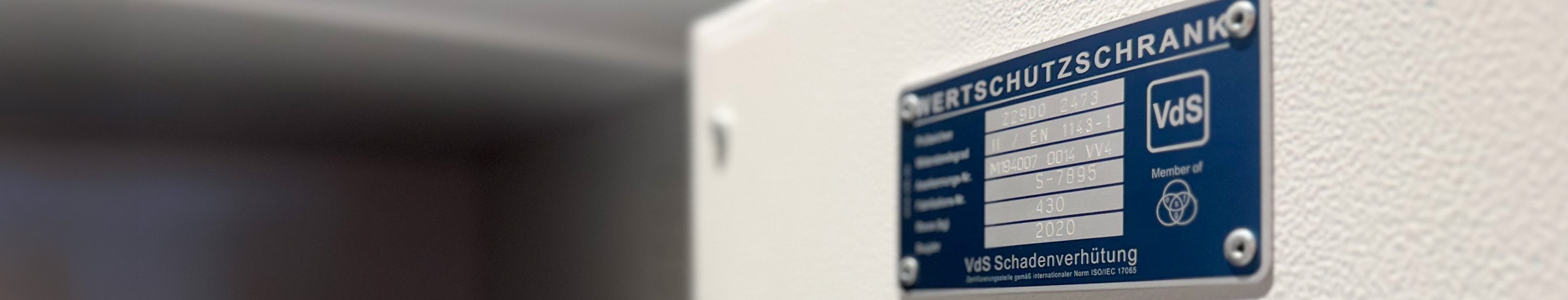 VdS-Zertifizierung für Tresore